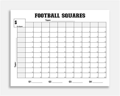 football betting squares